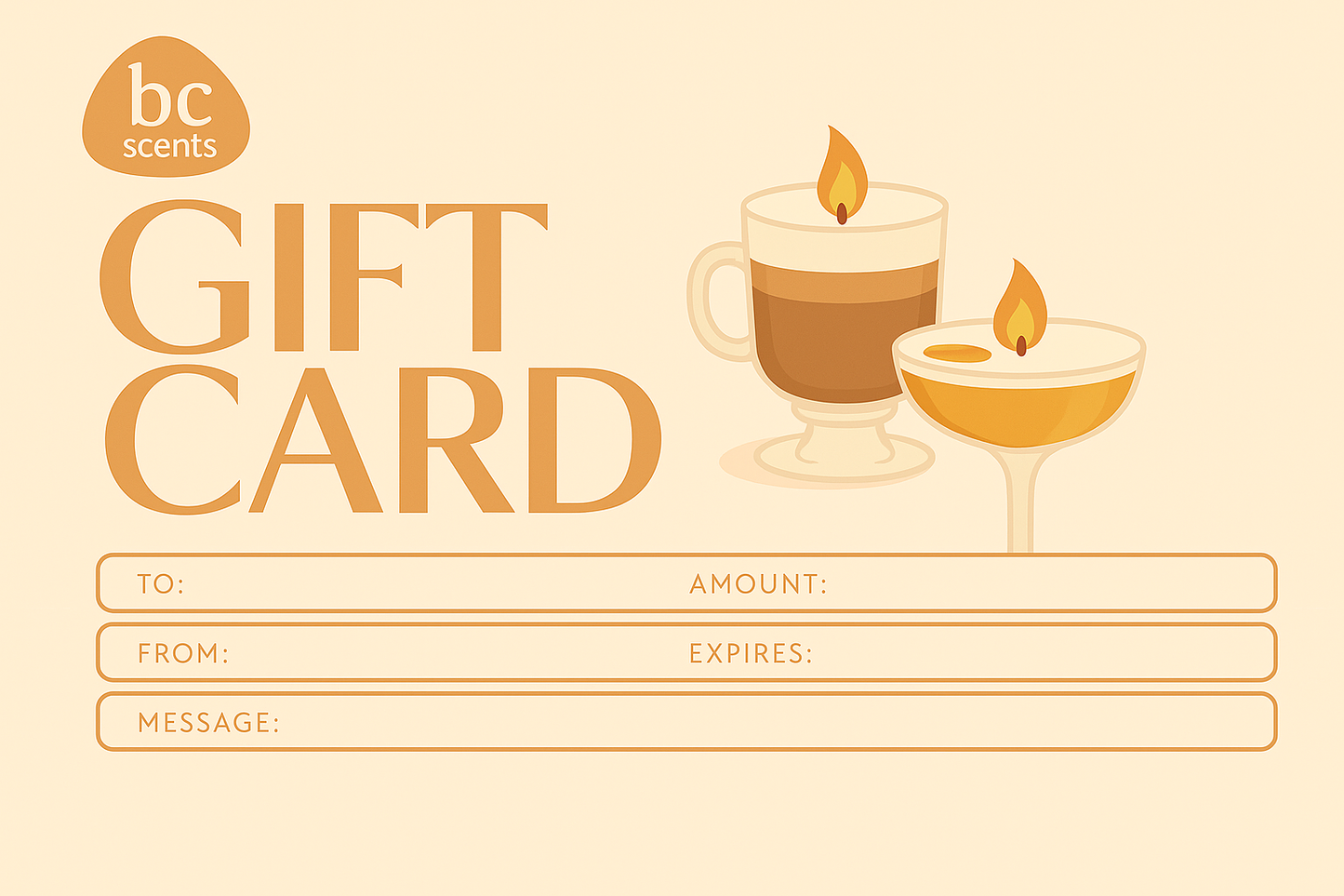 BC Scents Gift Card